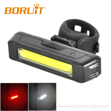 Bike Accessory Red LED Light USB Rechargeable Bike Light
